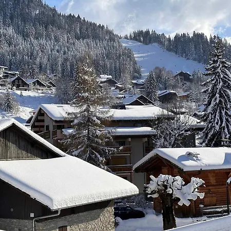 4 Pers. Avec Balcon, Proche Pistes Et Commerces, Parking Inclus - - Fr-1-572-181 Araches-la-Frasse